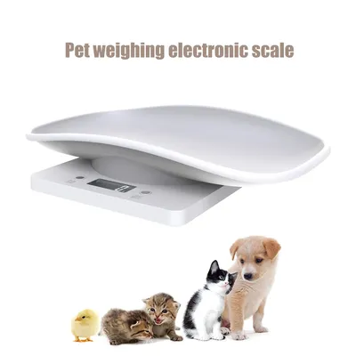 10kg/1g Digital Small Pet Scale for Cats Dogs New Born Puppy Animal Scale Electronic Kitchen Scale