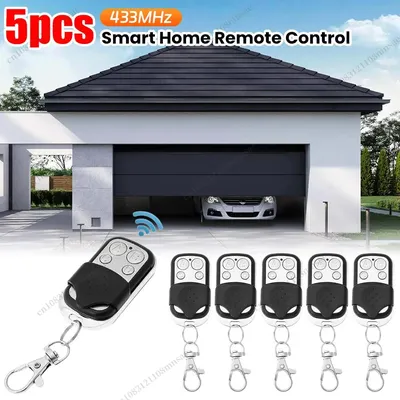 Smart Home 5pcs 433MHz Remote Control Duplicator 4 Buttons Copy Clone Fixed Code Remote Control for