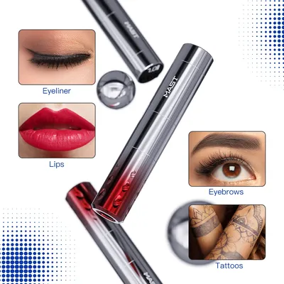 3.0mm Stroke Mast Wireless Tattoo Machine Instant Start-up Mode Coreless Motor Permanent Makeup
