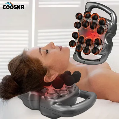 Fascia Gun 16-Head Muscle Massage Gun Professional Body Leg Back Shoulder Waist Fascia Gun High