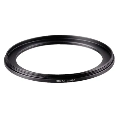 95mm-77mm 95-77mm 95 to 77 Step down Ring Filter Adapter black