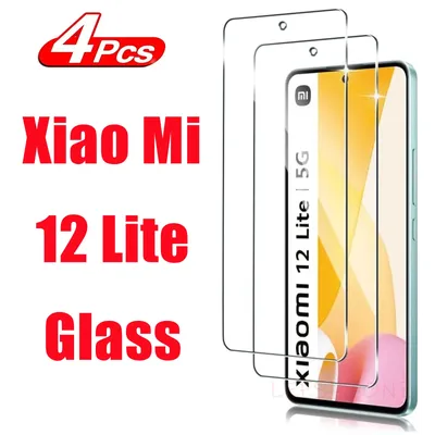 2/4Pcs Screen Protector Glass For Xiaomi 12 Lite 5G Tempered Glass Film