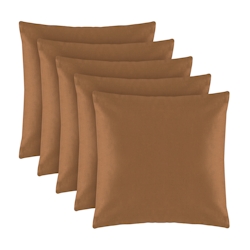 Bestlivings Dekokissen 40x40 cm Living - 5er Pack - Braun Image