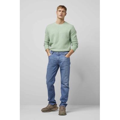 5-Pocket-Jeans MEYER "M5 Regular", Herren, Gr. 32, Länge 30, blau, 98% Baumwolle;2% Elasthan, unifarben, Basic, regular fit lang, Jeans, im Five Pocket Style Image
