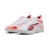 Fußballschuh PUMA "ULTRA 5 MATCH IT Mid Fußballschuhe Jugendliche", Kinder, Gr. 37.5, weiß schwarz glowing rot, Obermaterial: Synthetik, Textil; Futter: Synthetik, Textil; Innensohle: Textil; Laufsohle: Synthetik, Schuhe
