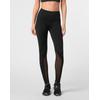 Leggings PLEIN SPORT "2-in-1 Laufhose", Damen, Gr. M, US-Größen, schwarz (02, schwarz), Obermaterial: 75% Polyamid, 25% Elasthan; Futter: 89% Polyamid, 11% Elasthan, Hosen