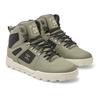 Winterboots DC SHOES "Pure Hi", Gr. 7,5(40), grün, schwarz, weiß, Obermaterial: Leder (Kuh) / Futter: Textil / Außensohle: Gummi, Schuhe