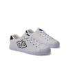 Sneaker DC SHOES "Chelsea", Gr. 7(38), schwarz-weiß (weiß, schwarz), Obermaterial: Textil / Futter: Textil / Außensohle: Gummi, Schuhe