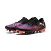 Fußballschuh PUMA "FUTURE 8 MATCH FG/AG Low Fußballschuhe Erwachsene", Gr. 47, schwarz, weiß glowing rot, Obermaterial: Synthetik, Textil; Futter: Synthetik, Textil; Innensohle: Textil; Laufsohle: Synthetik, Schuhe