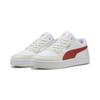 Sneaker PUMA "Caven 2.0 Sneakers Erwachsene", Gr. 41, weiß rot fire vapor gray, Obermaterial: Synthetik, Textil; Futter: Textil; Innensohle: Textil; Laufsohle: Gummi, Schuhe