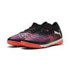 Fußballschuh PUMA "FUTURE 8 MATCH TT Fußballschuhe Erwachsene", Gr. 41, schwarz, weiß glowing rot, Obermaterial: Textil, Synthetik; Futter: Textil, Synthetik; Innensohle: Textil; Laufsohle: Gummi, Schuhe