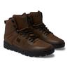 Winterboots DC SHOES "Pure Hi", Gr. 8,5(41), schwarz chocolate, Obermaterial: Leder (Kuh) / Futter: Textil / Außensohle: Gummi, Schuhe