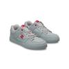 Sneaker DC SHOES "Pure Elastic", Kinder, Gr. 2(33), grau, dunkelrot, 55.4% Leder, 44.6% Synthetikmaterial, Schuhe