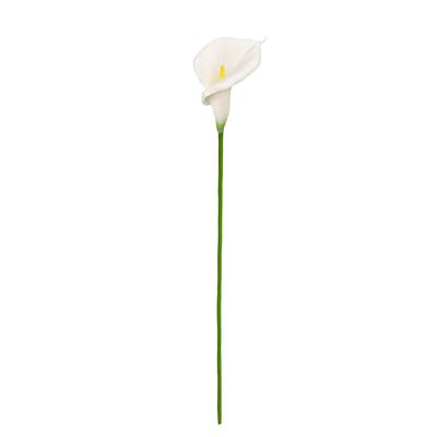 Set of 6 Cream White Artificial Calla Lily Flower Stem Spray 30in - 30