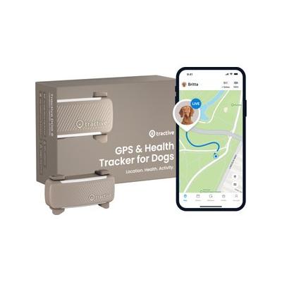 Tractive Dog GPS Tracker with Activity Monitoring, Brown