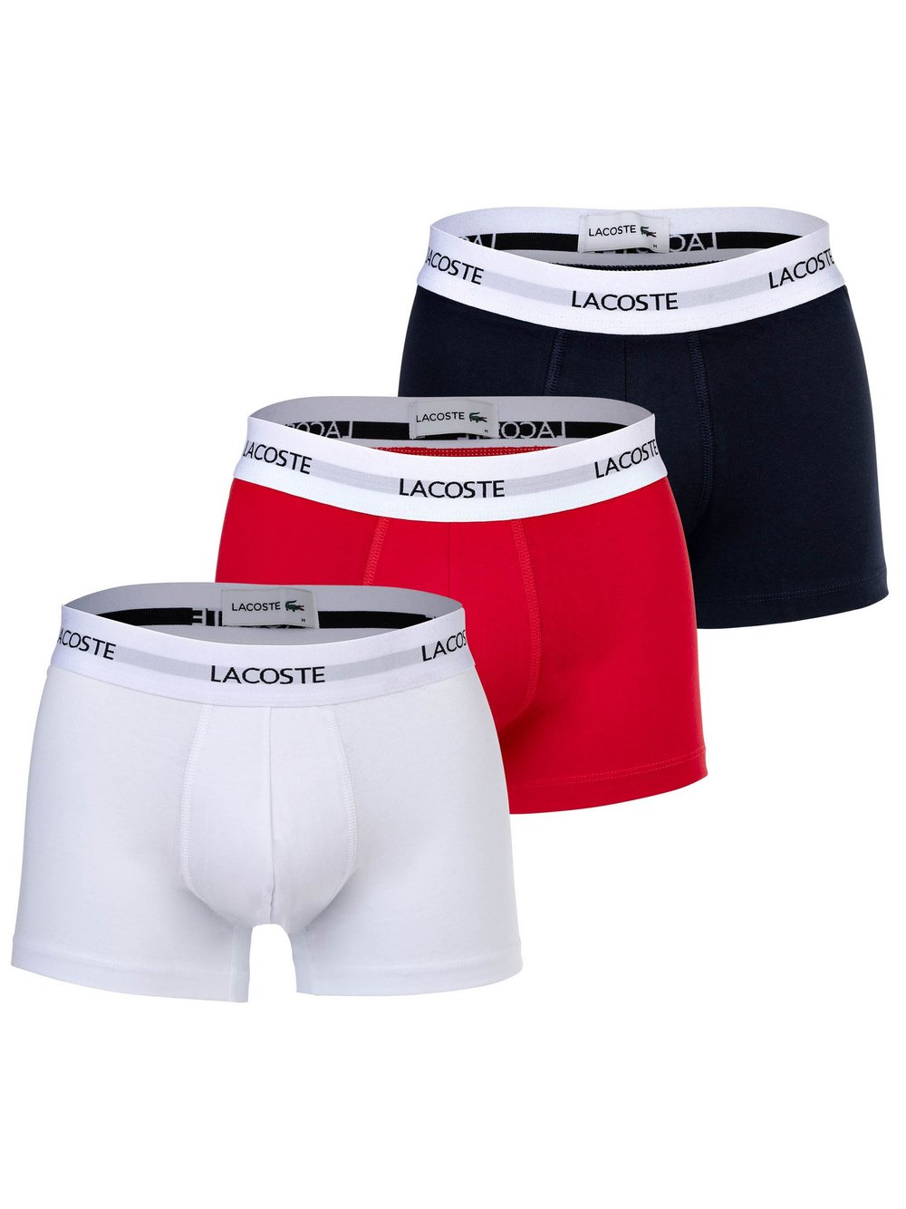 Lacoste Boxershort 3er Pack Herren mehrfarbig, M Image