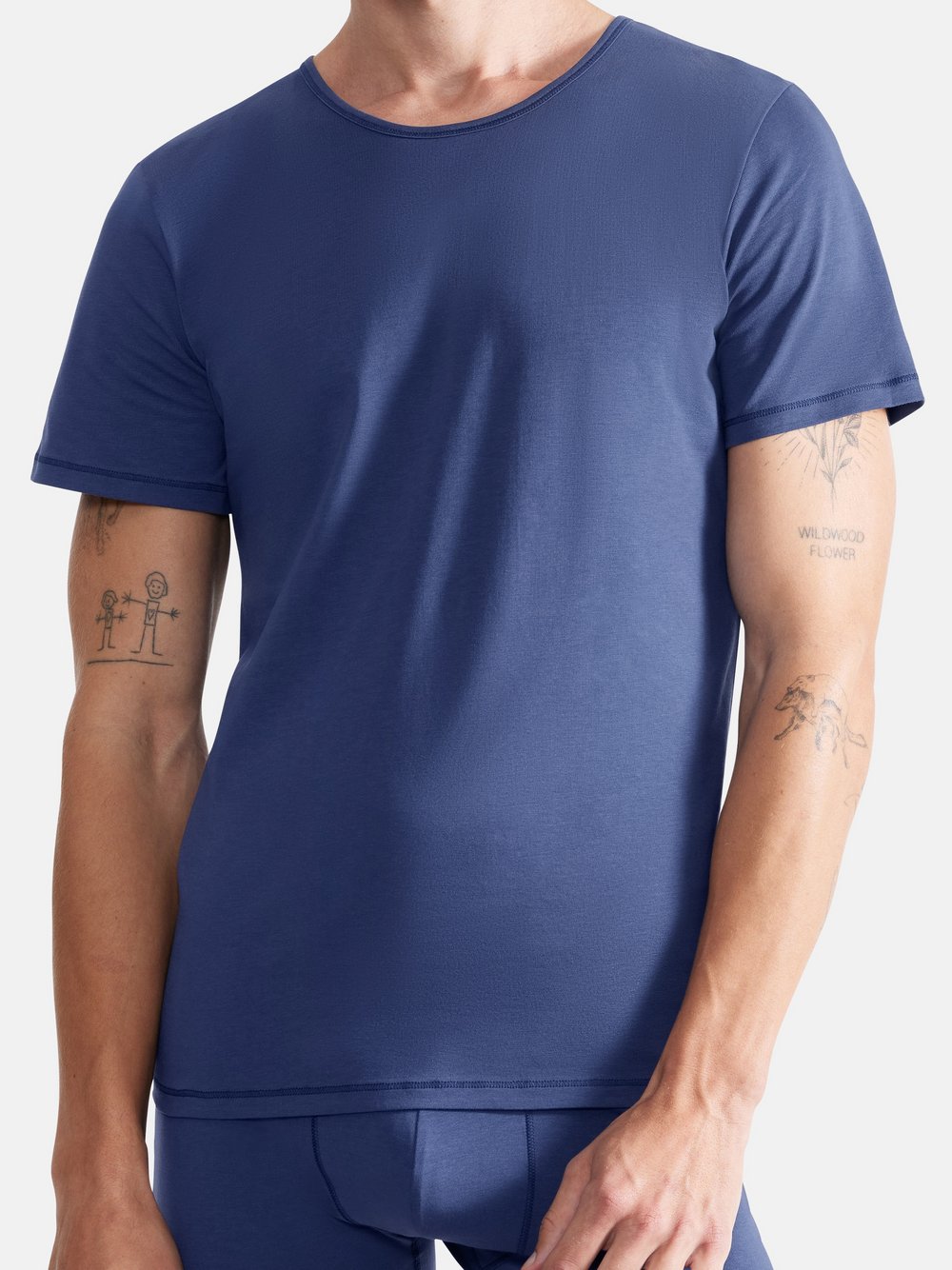 sloggi Unterhemd Herren blau, XL Image