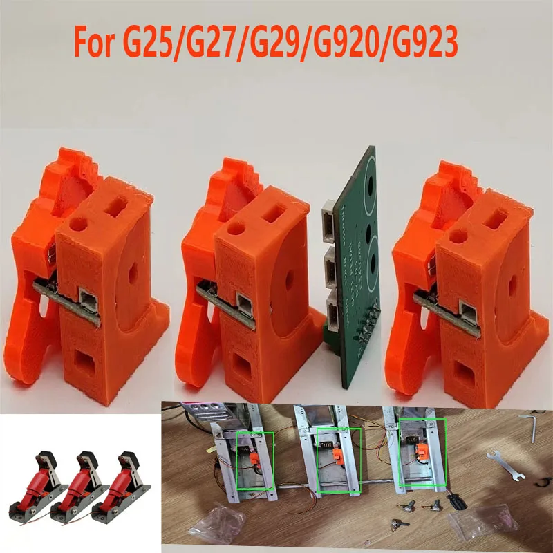 Hall Sensor Adapter Für Logitech G923 G920 G29 G27 G25 Drei Pedal Änderung Zubehör Spiele Simulator Simracing Mod Image