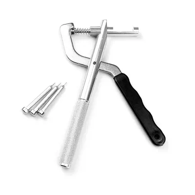 Reparatur werkzeug Silber Uhren armband entferner b045 Blatt Bremssättel 3 Nadeln Universal Metall Image