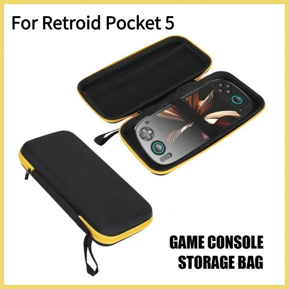 Tragbare Hart-EVA-Tragetasche für Retroid Pocket 5, stoßfeste Aufbewahrungstasche, Spielkonsolen-Zubehör Image