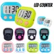 Contatore LED Conto alla rovescia elettronico manuale Sport Timer digitale magnetico Cucina Cucina Doccia Studio Cronometro Display Sveglia