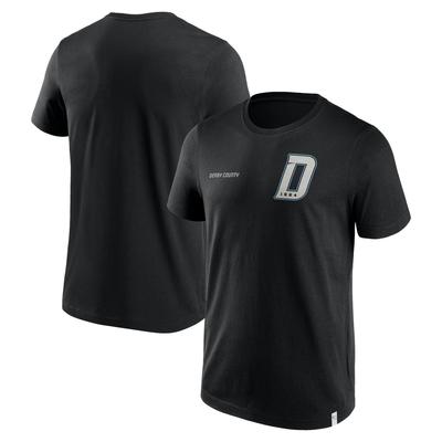 Derby County Campus Icons Graphic T-Shirt – Schwarz – Herren Image