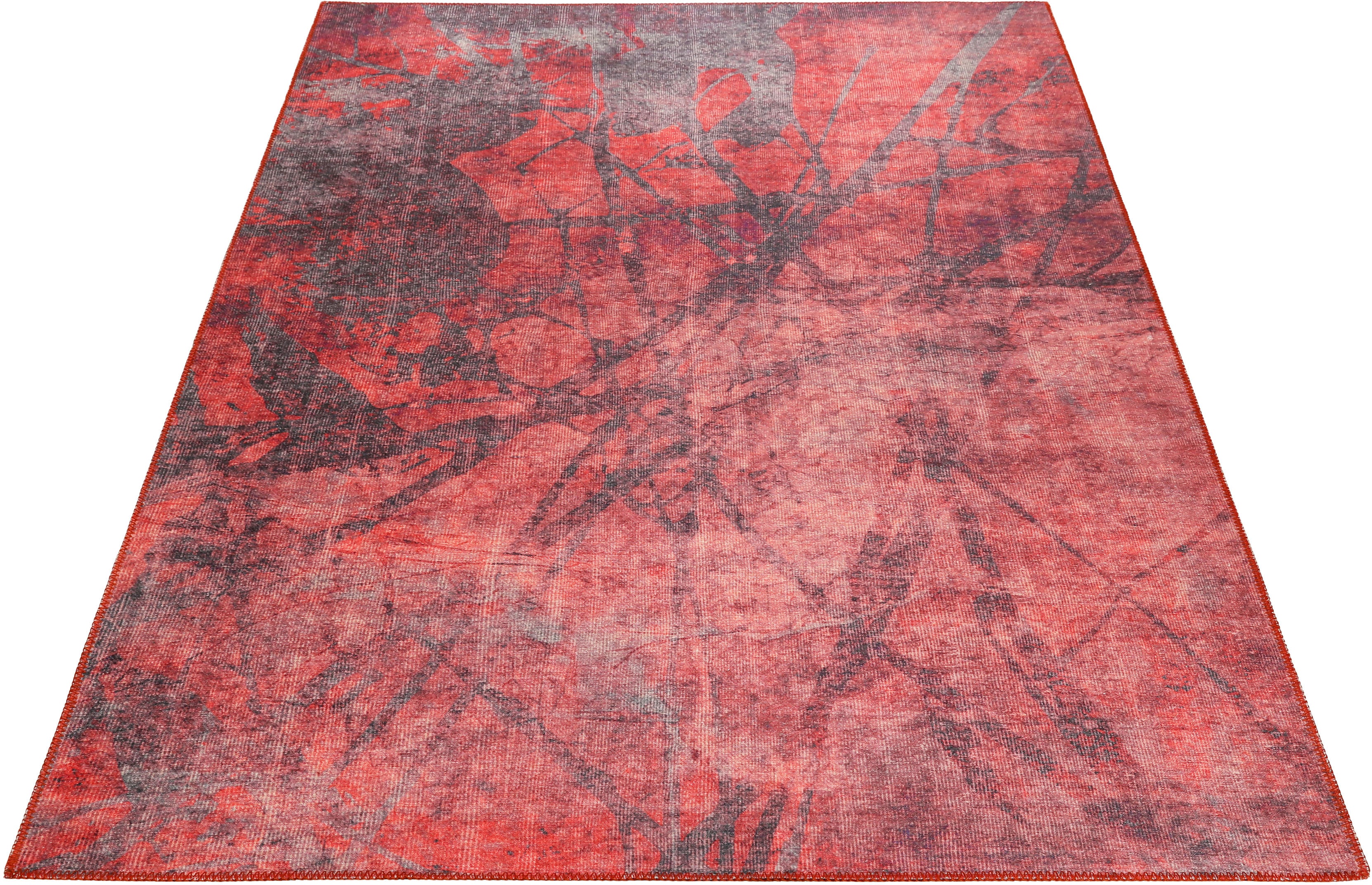 Teppich WECON HOME "Pepe", rot, B:80cm H:6mm L:150cm, Kunstfaser, Teppiche, Wohnzimmer Image