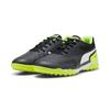 Hallenschuh PUMA "TRUCO III TT", Gr. 41, puma schwarz, puma weiß, gelb alert, Synthetik, sportlich, Schuhe