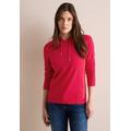 Strickpullover CECIL, Damen, Gr. XL (44), rot (granita rot), Stoff, 50% Viskose, 28% Polyester, 22% Nylon, unifarben, casual, normal normal, ohne Ausschnitt, Langarm Bündchen, Pullover, in Unifarbe