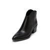 Stiefel MARC O'POLO "mit Innenzipper", Damen, Gr. 38, schwarz, Obermaterial: 100% Leder (Rind), unifarben, Schuhe