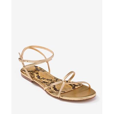 Sam Edelman - Gold Yellow - Lace Up Strappy Sandal - 6.0