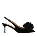 Aquazzura Hohe Schuhe - Slingbacks Heel Couturier Sling 65 - Gr. 40 (EU) - in Schwarz - für Damen