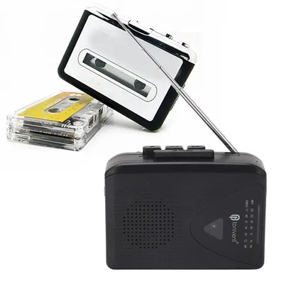 USB Cassette Player Portable Cassette Player FM AM Radio Stereo Cassette MP3 Tape Player with 3.5mm