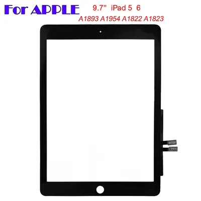 For Apple iPad5 iPad 5 5th 2017 iPad6 iPad 6 6th 2018 A1822 A1823 A1893 A1954 Touch Screen Digitizer