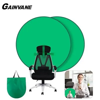 GAINVANE Background Solid Color Green Screen Chair Photo Backdrop Studio Photography Prop Simple