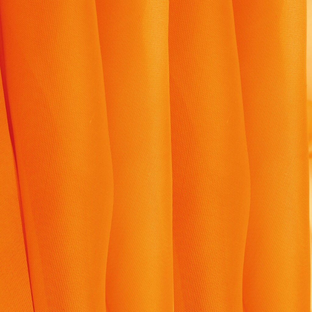 Bestgoodies Bistrogardine mit Schlaufen "Noella" 160x45 cm - Orange Image