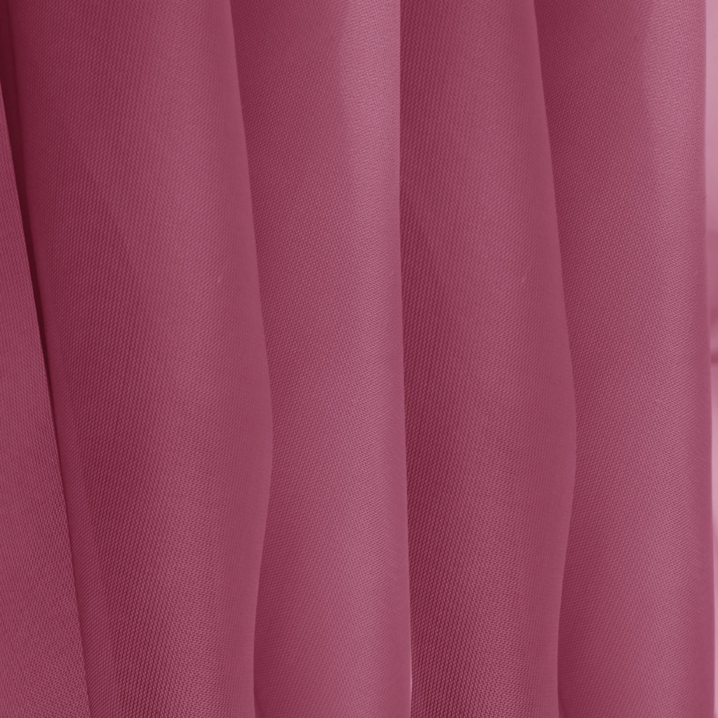 Bestgoodies Bistrogardine mit Schlaufen "Noella" 160x60 cm - Bordeaux Image