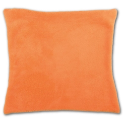Bestlivings Kissenhülle "Kuschel" ca. 50x50cm orange - apricot mit Füllung Image