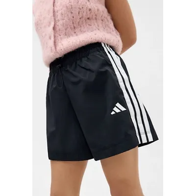adidas 3-Stripes Woven Shorts - Black L at Urban Outfitters