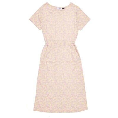 Mazine - Women's Printed Midi Dress - Kleid Gr XS beige/rosa Image