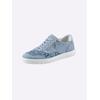 Sneaker CASUAL LOOKS, Damen, Gr. 42, blau (hellblau), Veloursleder, Synthetik, Veloursleder, sportlich, Schuhe
