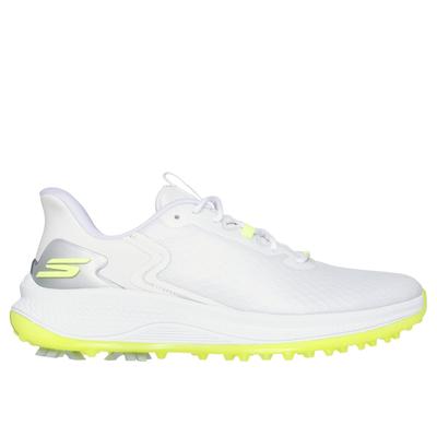 Skechers Men's Slip-ins: GO GOLF Blade GF - Slip-ins Shoes | Size 9.0 | White/Yellow | Synthetic/Textile