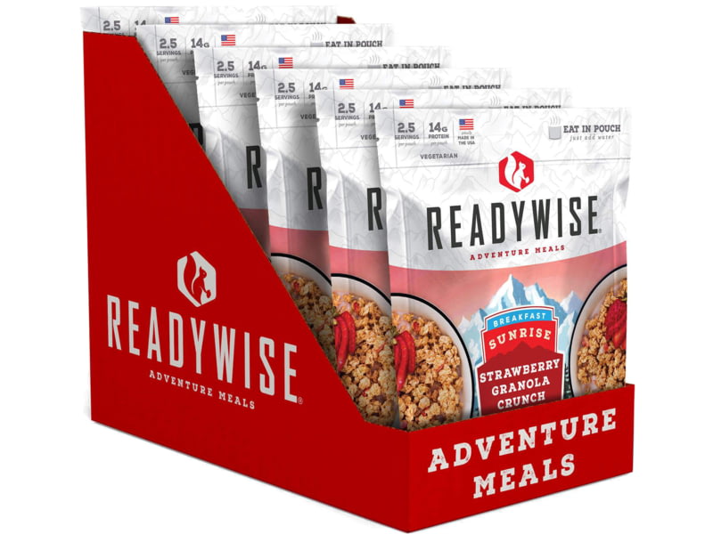 ReadyWise Sunrise Strawberry Granola Crunch 6 Pack RW05-007