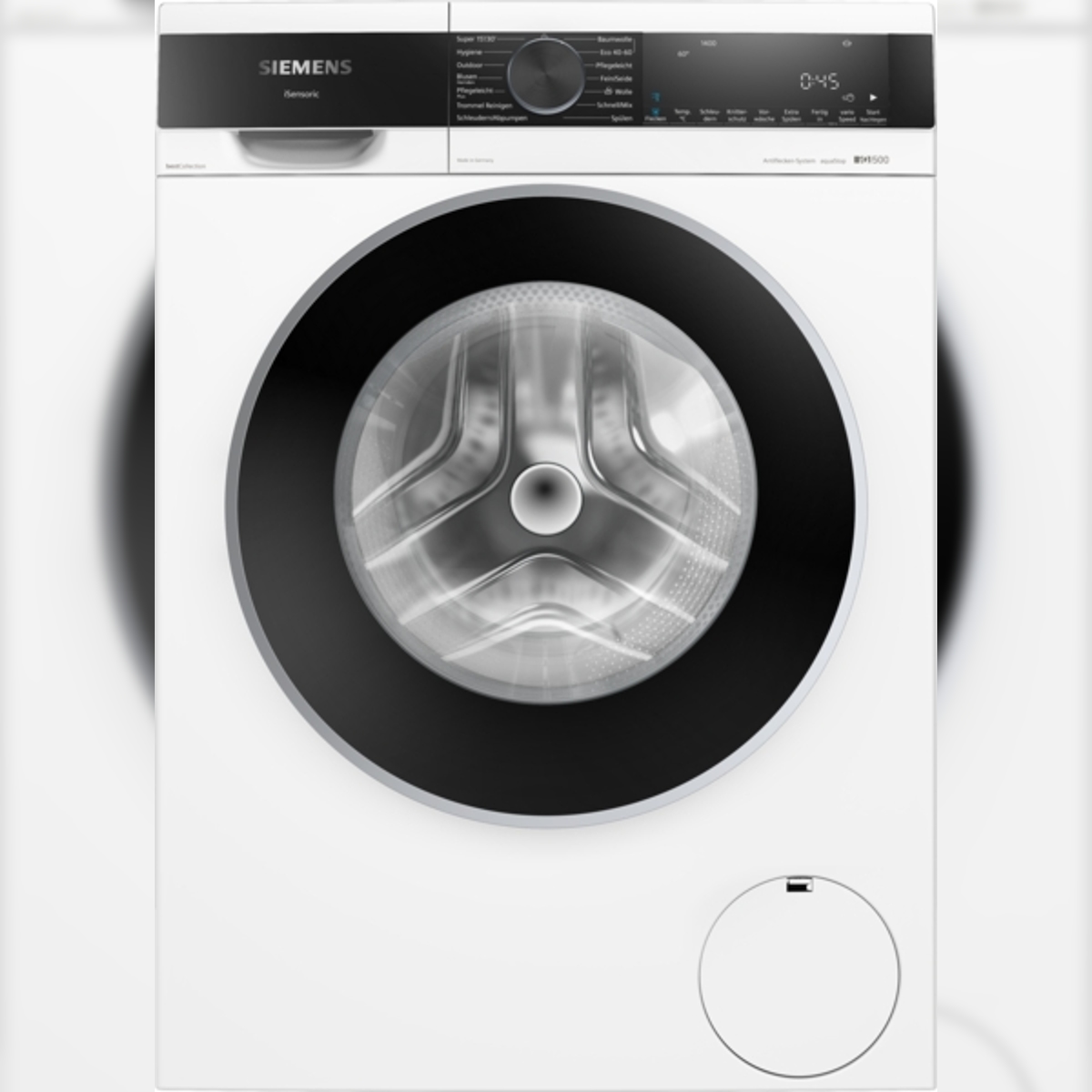 Siemens iQ500, Waschmaschine, Frontlader, 9 kg, 1400 U/min. WG44G21G0 Image