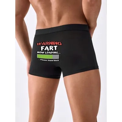 Lustige Herren-Boxershorts mit Aufdrucken, weiche Badehose, Unterwäsche, Boxershorts für Männer Image