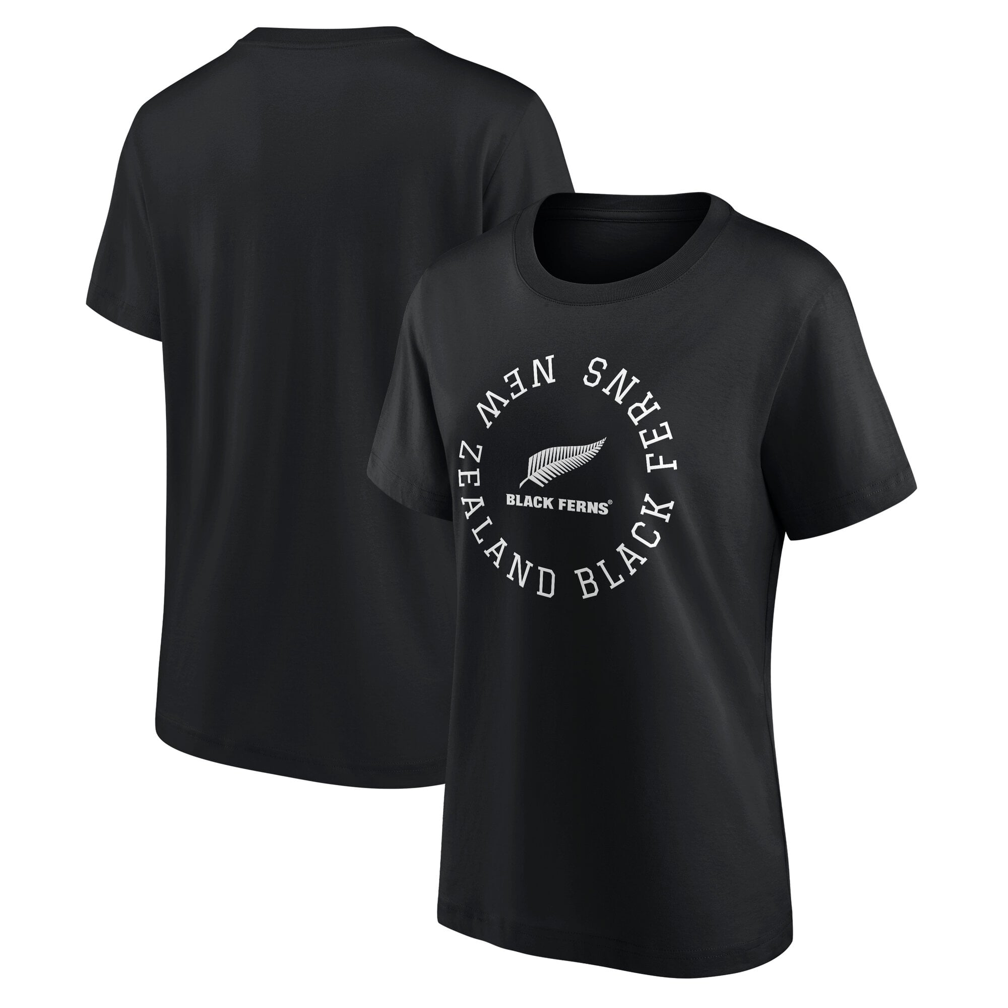 Black Ferns Loop Logo Grafik T-Shirt - Schwarz - Damen