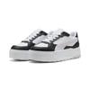Sneaker PUMA "KARMEN II IDOL", Gr. 40,5, puma weiß, lila frost, puma schwarz, sportlich, Schuhe
