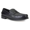 Mokassin GEOX, Herren, Gr. 46, schwarz, Leder, klassisch, Schuhe, Business Schuh, Loafer mit Blockabsatz