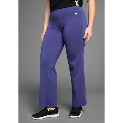Jazzpants KANGAROOS, Damen, Gr. 22, K + L Gr, blau (navy), Jersey, Obermaterial: 95% Baumwolle, 5% Elasthan, sportlich, schmal lang, Hosen Image