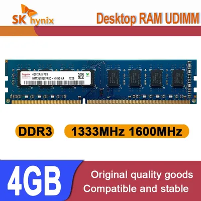 Sk Hynix DDR3 4GB 1333MHz 1600MHz RAM PC3 1Rx8 2Rx8 10600U 12800U Desktop memory UDIMM 8GB 2GB